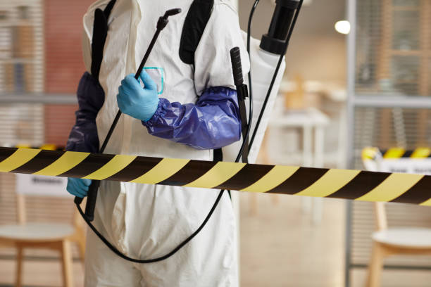 Professional Biohazard Cleanup technician working in West Islip, NY